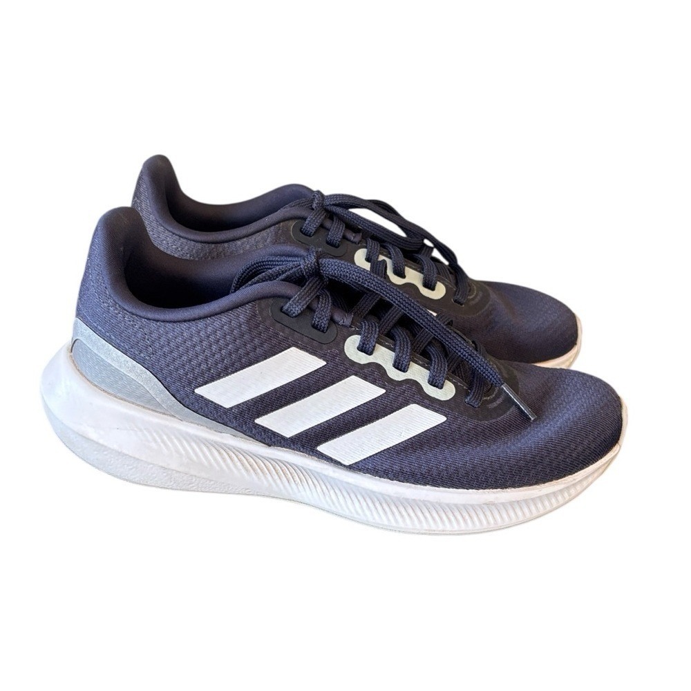 Adidas Run Falcon 3 Blue Legend Ink/Cloud White Running Shoe Size 6.5‎